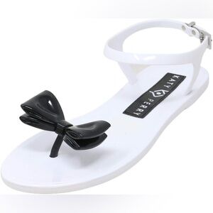Katy Perry Collections Black and White Bow Geli Sandals